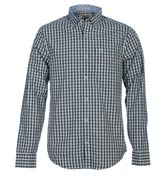 Penguin Whisper White and Navy Check Shirt
