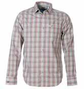 Penguin Whisper White Check Shirt