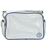 Penguin White and Blue Despatch Bag