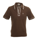 Penguin Wood Brown Pique Polo Shirt