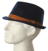 Penguin Wool Short Brim Trilby Hat