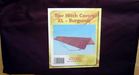 Pennine Premium Canvas Burgundy Caravan Hitch Cover