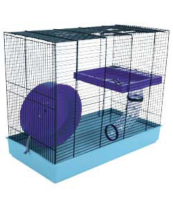 Pennine Rat Cage With Wheel and Floor