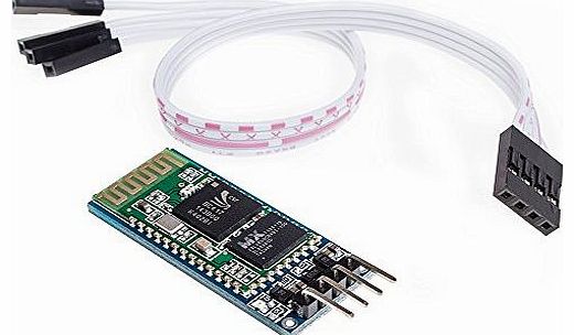 DIY Arduino Wireless Bluetooth Transceiver Module Slave 4Pin Serial + DuPont Cable