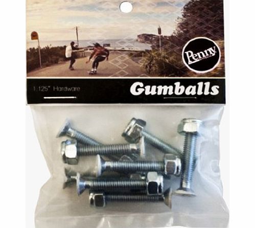 Penny Skateboards Gumball 8 Pack deck bolts - White