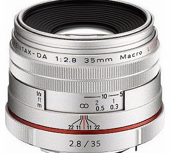Pentax HD DA Limited 35mm F2.8 Macro Lens - Silver