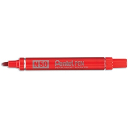 pentel Bullet Marker N50 1.5-2mm Line Width Red