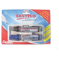 pentel Easyflo Whiteboard Eraser Kit with 2