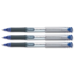 pentel Energel Metal Point Pen Blue Ref BL17-C