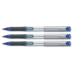 pentel Energel Metal Point Pen Blue Ref BL17-C