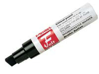 Pentel M180 jumbo black permanent chisel marker,