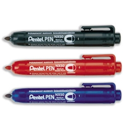 pentel NX50 Retractable Marker Black Ref NX5-A