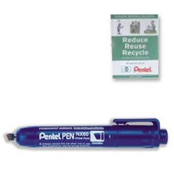 pentel NX60 Permanent Marker Chisel Tip Blue Ref