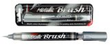 Pentel (Pentel) Metallic Brush Pen (Silver)