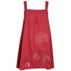 People Tree Centre Pleat Embroidered Dress (Deep