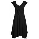 People Tree Waterfall Jersey Dress - Black