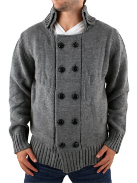 Peoples Market Grey Edlykke Double Breasted Cardigan