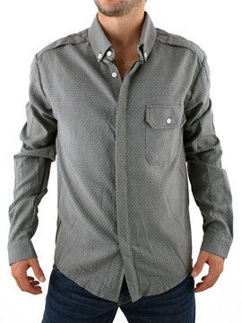 Peoples Market Grey Polka Dot Shirt