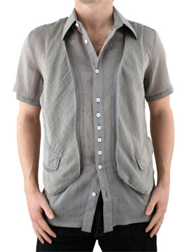 Grey Short Sleeve Shirt