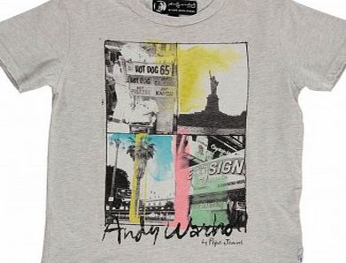 Pepe Jeans Audience T-shirt Pearl grey `4 years,8 years,10