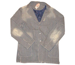 Pepe Jeans Chalkstripe button fasten denim jacket