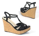 Pepe Jeans Garage Sandals - Oscar - Womens Wedge Sandal - Black Size 7 UK