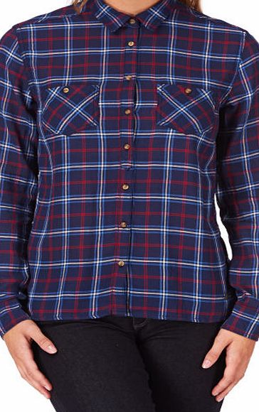 Pepe Jeans Womens Pepe Jeans Raven Flannel Shirt - Navy