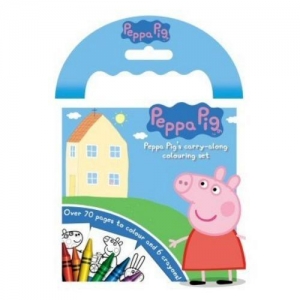 Peppa Pig Carry Along Colouring Set