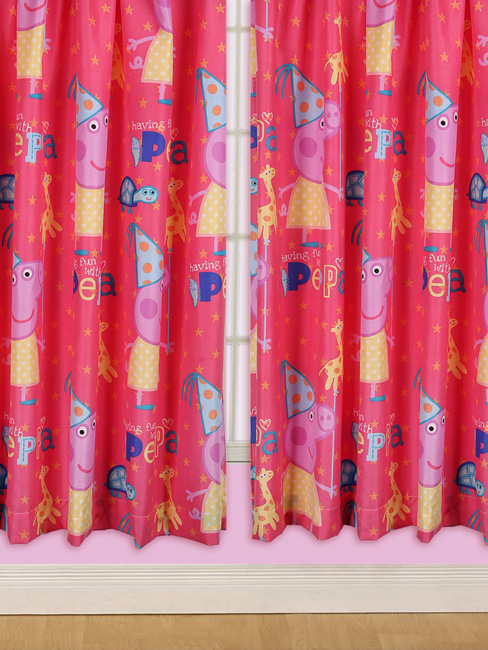 Peppa Pig Funfair Curtains