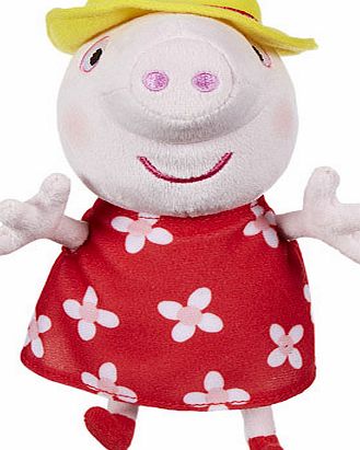 Peppa Pig Holiday Peppa Pig Supersoft Holiday Peppa with Hat Soft