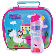 Peppa Pig Lunchbag and Bottle Set