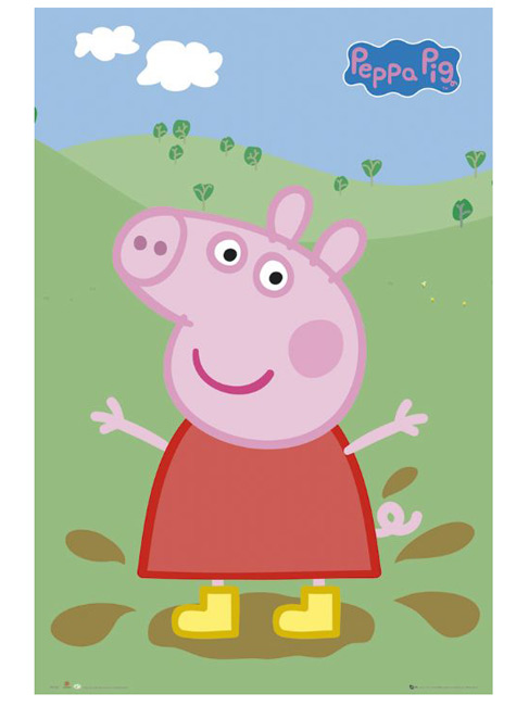 Peppa Pig Muddy Puddle Maxi Poster FP2108