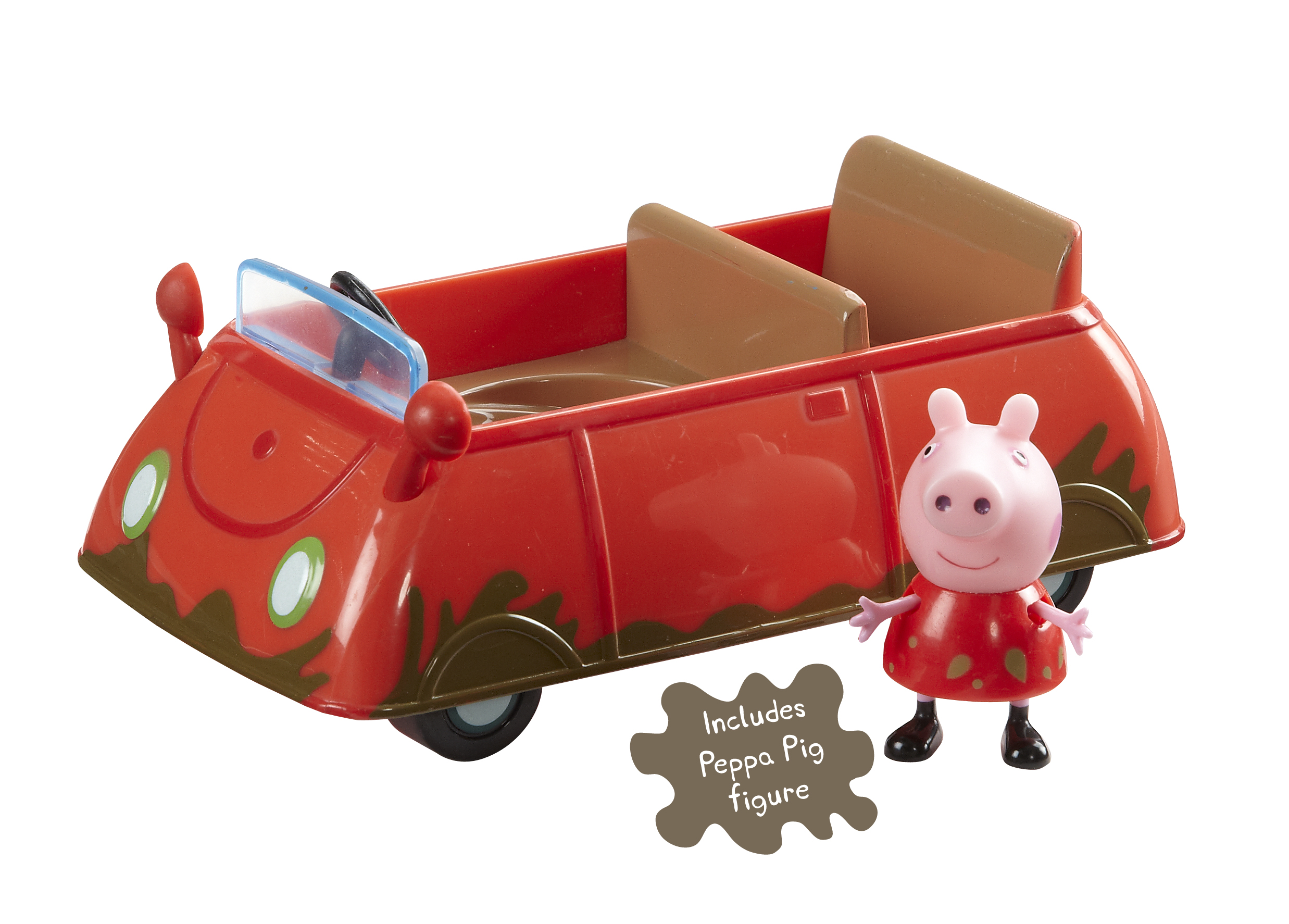 Peppa Pig Muddy Puddles Vehicle - Red Car
