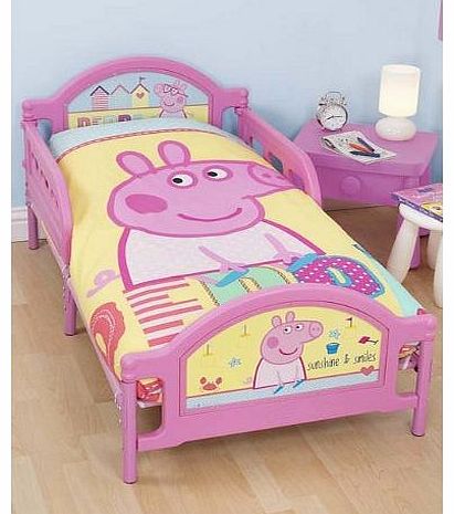 Peppa Pig  Seaside Toddler Bed, Pink
