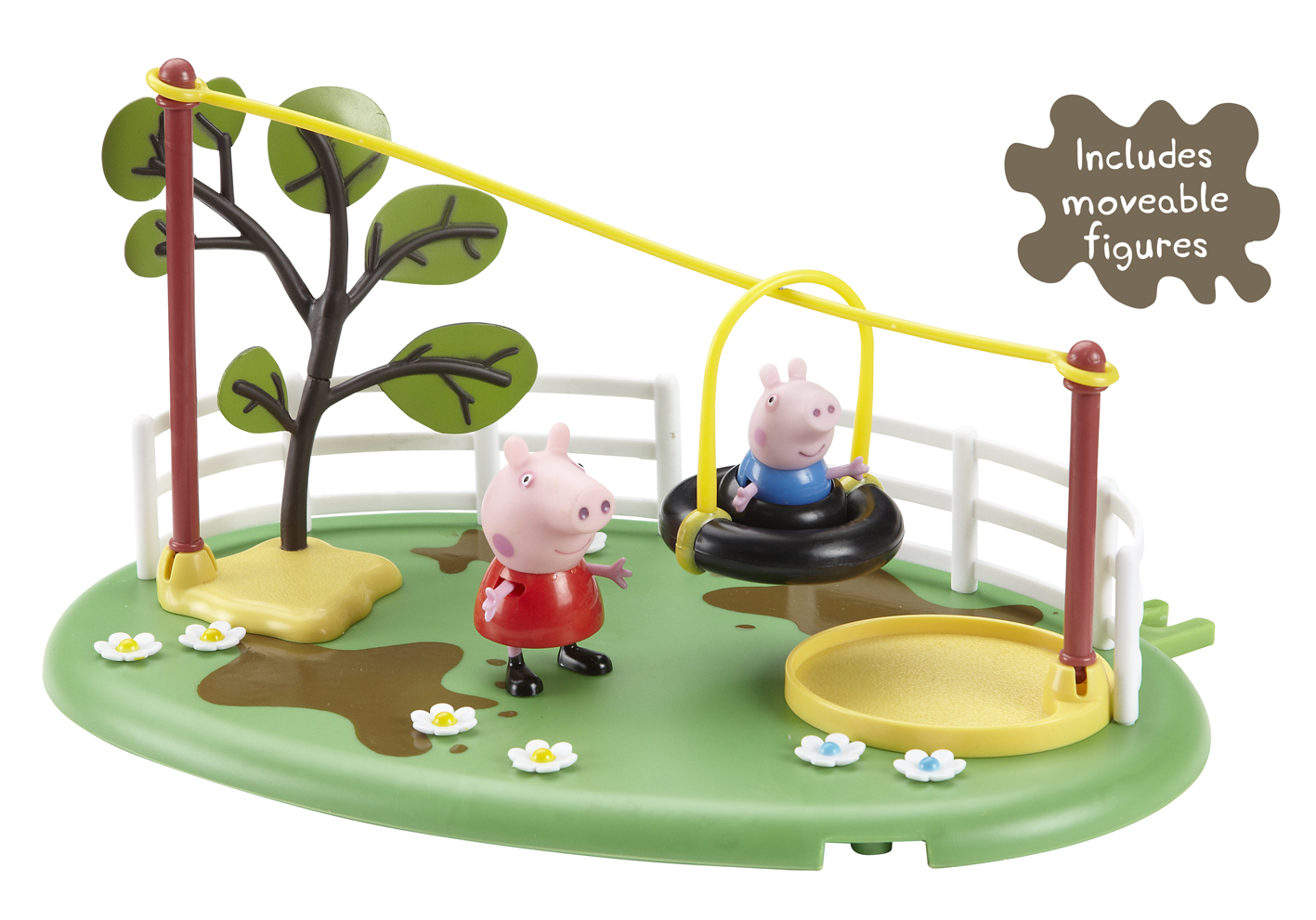 Peppa Pig Playground Muddy Puddles - Zipline