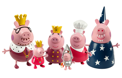 Peppa Pig Royal Family Figures