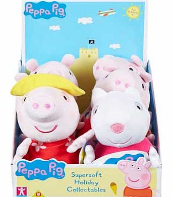 Peppa Pig Supersoft Holiday Collectable Plush