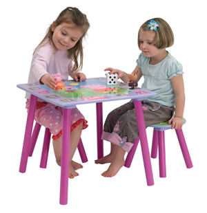 Peppa Pig Table and Stools