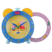 Peppa Pig Time Teaching Twinbell Alarm Clock