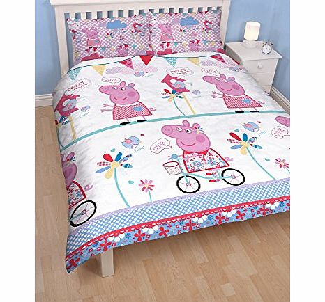 Peppa Pig Tweet Double Duvet Cover and