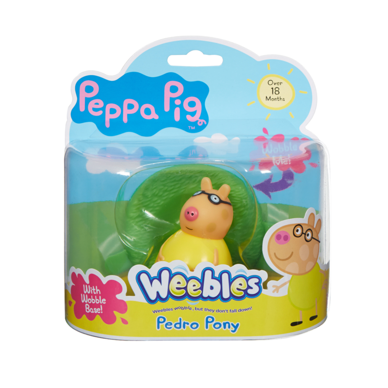 Peppa Pig Weebles Figure and Base - Pedro Pony