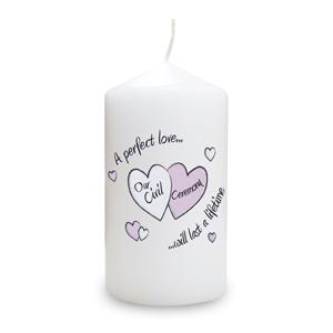 Perfect Love Civil Ceremony Candle
