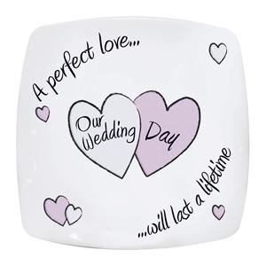 Perfect Love Wedding Day 8 Inch Plate