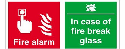 Perfect Safety Signs Fire Safety Sign - Fire Alarm Button / In Case Of Fire Break Glass