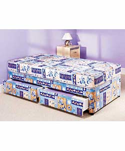 Beds Stainsave 2 Drawer Single Divan