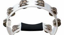 Performance Percussion 1/2 Moon Tambourine White