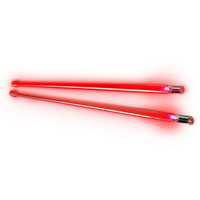Performance Percussion Firestix Light-Up Drum Sticks Red