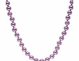 Perldor 0.8cm purple Tahitian pearl necklace