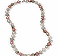 Perldor 1.2cm grey mix South Sea pearl necklace