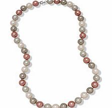 Perldor 1.2cm grey mix South Sea pearl necklace